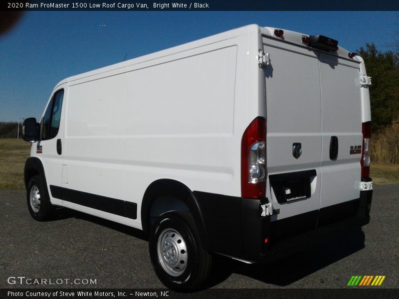 Bright White / Black 2020 Ram ProMaster 1500 Low Roof Cargo Van