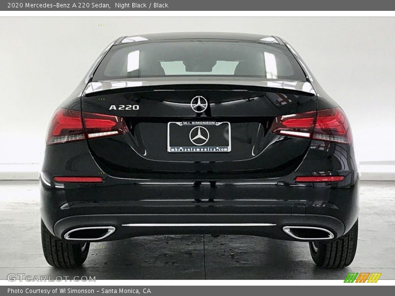 Night Black / Black 2020 Mercedes-Benz A 220 Sedan