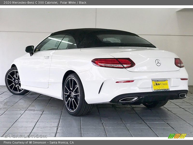 Polar White / Black 2020 Mercedes-Benz C 300 Cabriolet