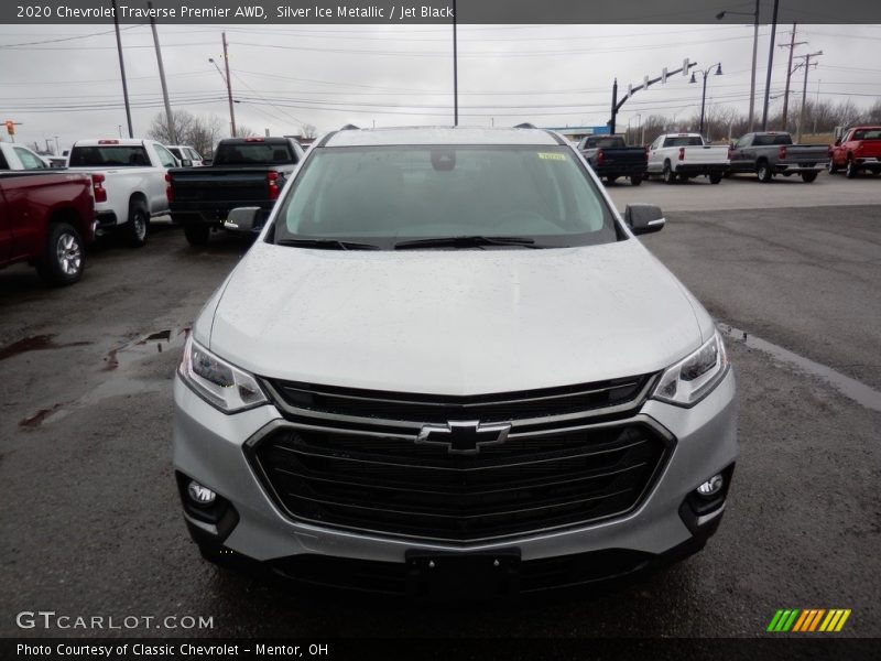 Silver Ice Metallic / Jet Black 2020 Chevrolet Traverse Premier AWD
