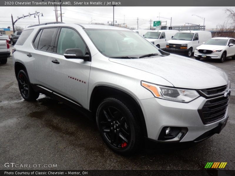 Silver Ice Metallic / Jet Black 2020 Chevrolet Traverse Premier AWD