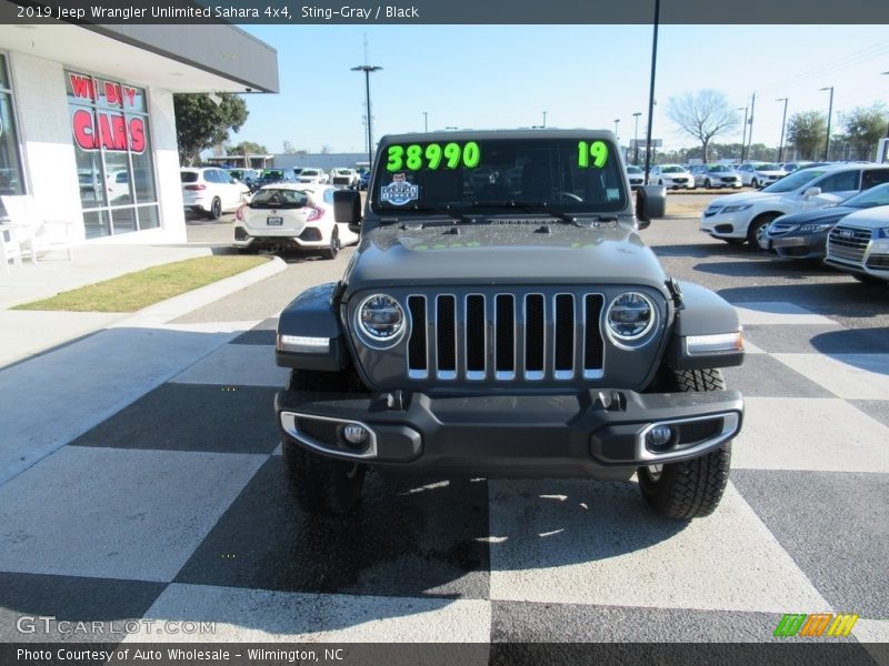 Sting-Gray / Black 2019 Jeep Wrangler Unlimited Sahara 4x4