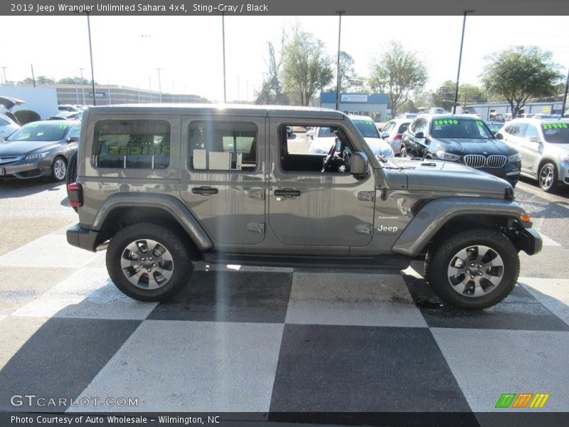 Sting-Gray / Black 2019 Jeep Wrangler Unlimited Sahara 4x4