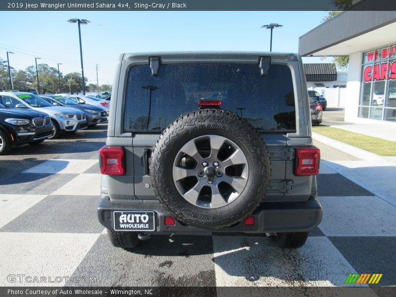 Sting-Gray / Black 2019 Jeep Wrangler Unlimited Sahara 4x4