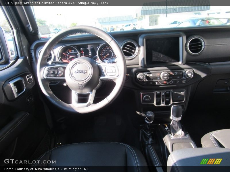 Sting-Gray / Black 2019 Jeep Wrangler Unlimited Sahara 4x4