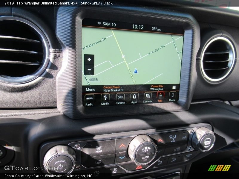 Sting-Gray / Black 2019 Jeep Wrangler Unlimited Sahara 4x4