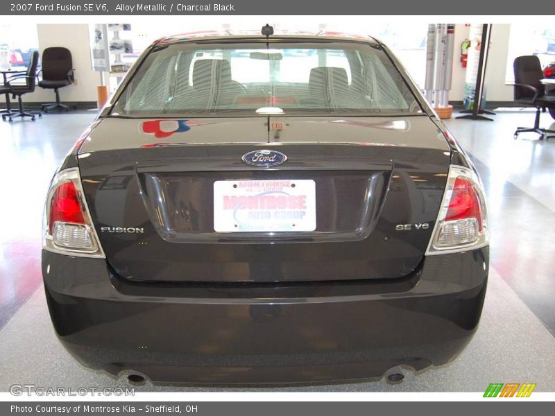 Alloy Metallic / Charcoal Black 2007 Ford Fusion SE V6