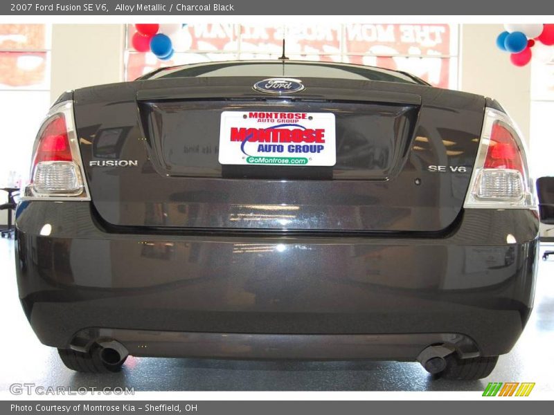 Alloy Metallic / Charcoal Black 2007 Ford Fusion SE V6