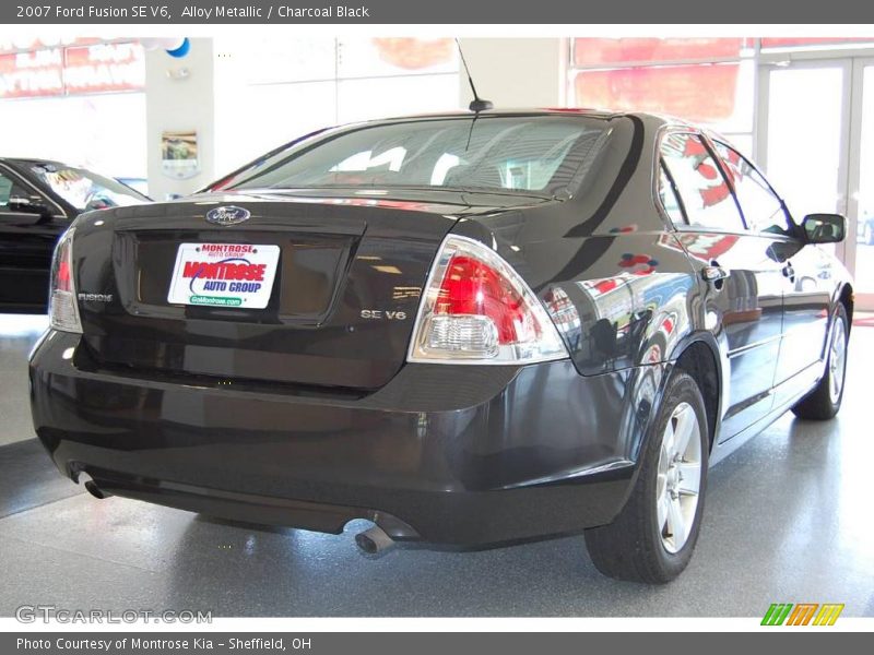Alloy Metallic / Charcoal Black 2007 Ford Fusion SE V6