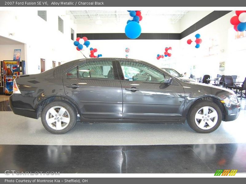Alloy Metallic / Charcoal Black 2007 Ford Fusion SE V6