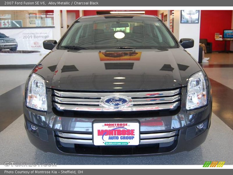 Alloy Metallic / Charcoal Black 2007 Ford Fusion SE V6