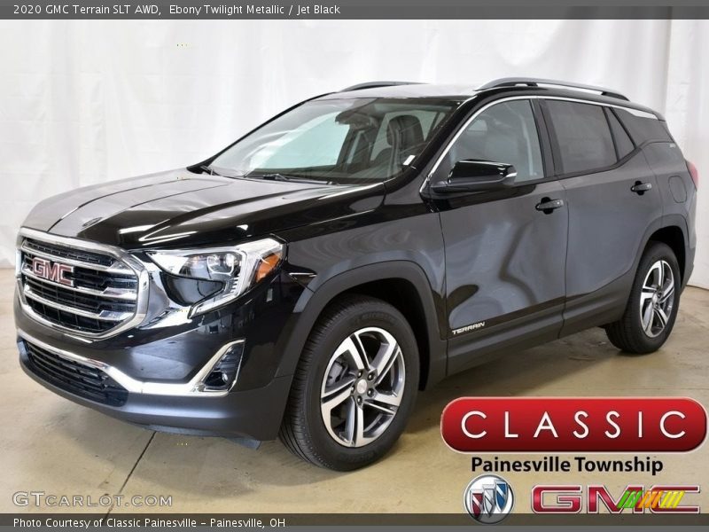 Ebony Twilight Metallic / Jet Black 2020 GMC Terrain SLT AWD
