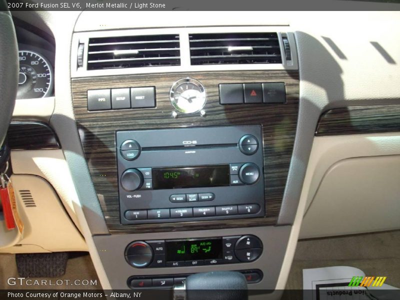 Merlot Metallic / Light Stone 2007 Ford Fusion SEL V6