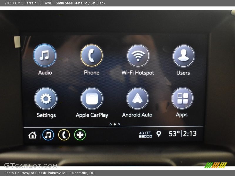 Satin Steel Metallic / Jet Black 2020 GMC Terrain SLT AWD
