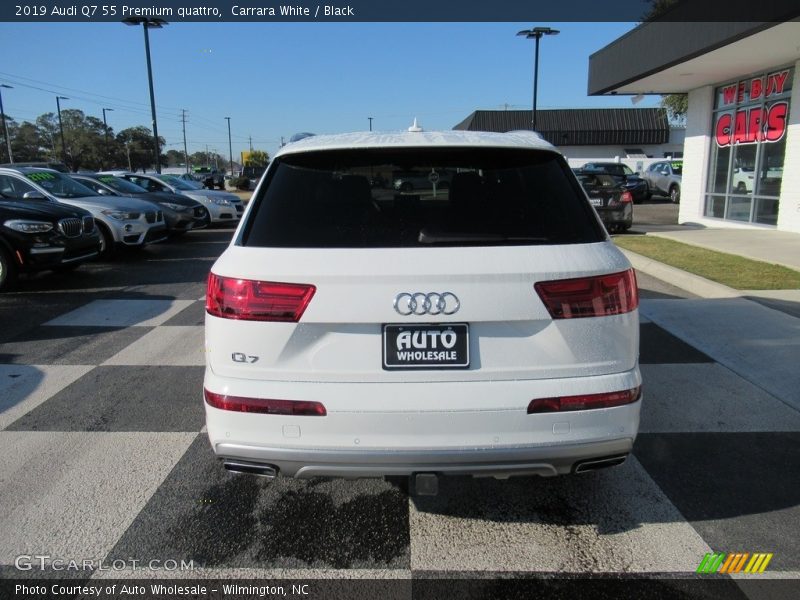 Carrara White / Black 2019 Audi Q7 55 Premium quattro