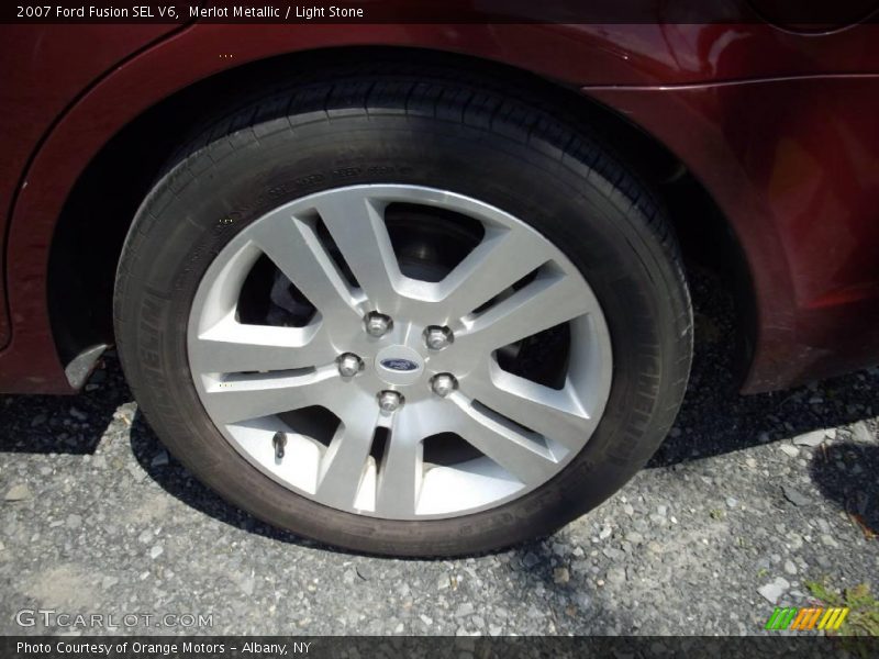 Merlot Metallic / Light Stone 2007 Ford Fusion SEL V6