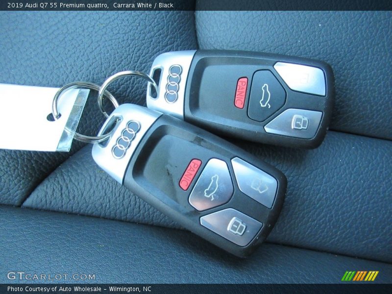 Carrara White / Black 2019 Audi Q7 55 Premium quattro