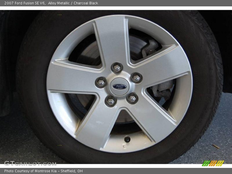 Alloy Metallic / Charcoal Black 2007 Ford Fusion SE V6