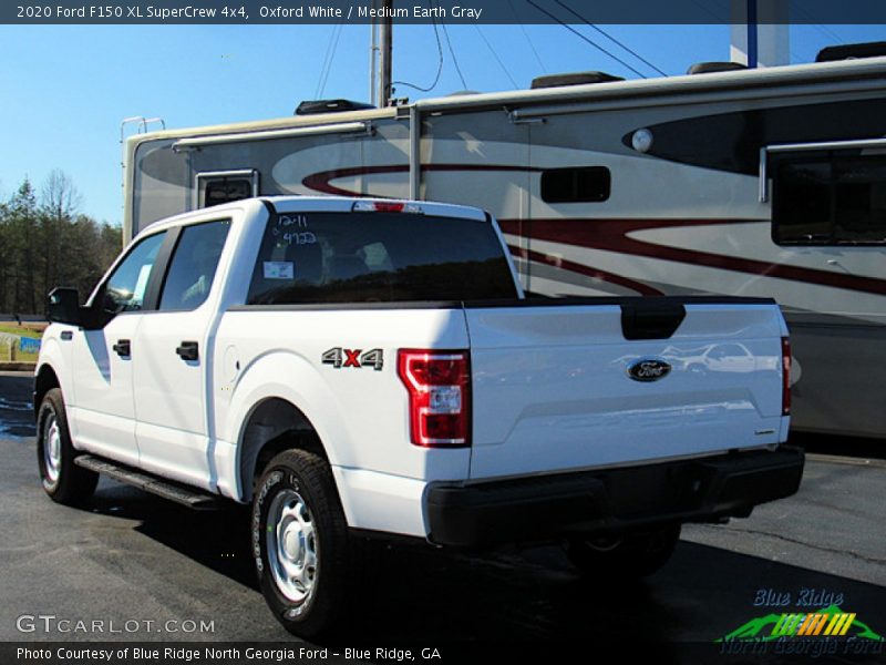 Oxford White / Medium Earth Gray 2020 Ford F150 XL SuperCrew 4x4