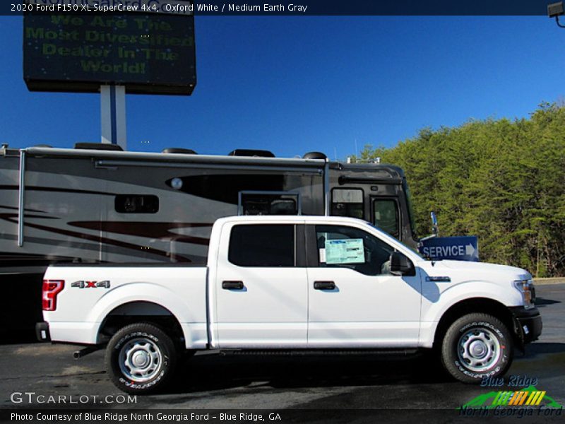 Oxford White / Medium Earth Gray 2020 Ford F150 XL SuperCrew 4x4