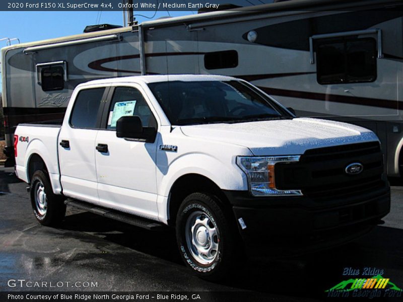 Oxford White / Medium Earth Gray 2020 Ford F150 XL SuperCrew 4x4