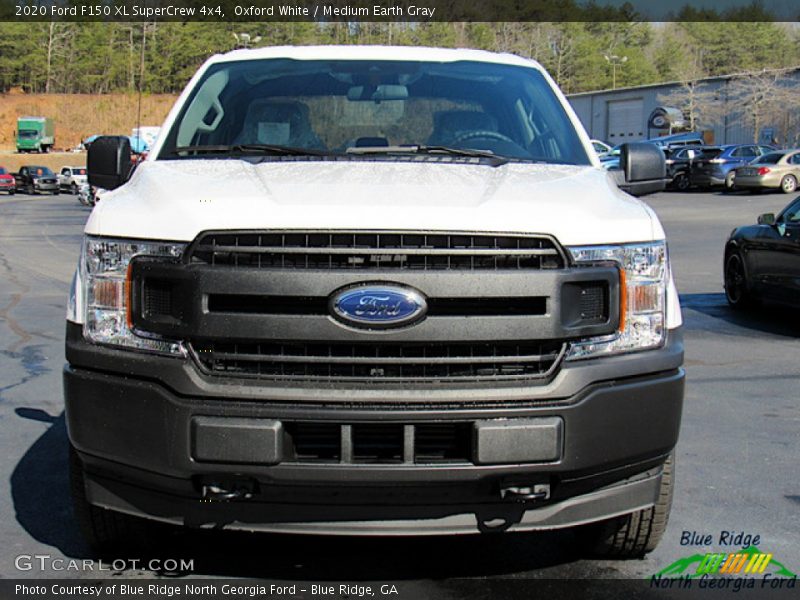 Oxford White / Medium Earth Gray 2020 Ford F150 XL SuperCrew 4x4