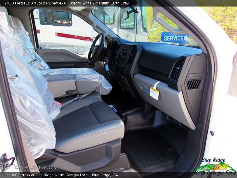 Oxford White / Medium Earth Gray 2020 Ford F150 XL SuperCrew 4x4