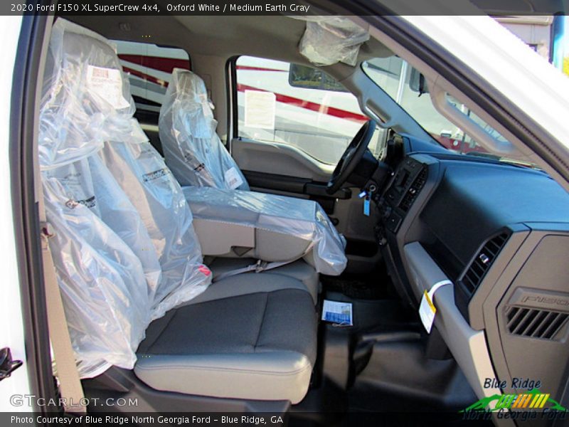 Oxford White / Medium Earth Gray 2020 Ford F150 XL SuperCrew 4x4
