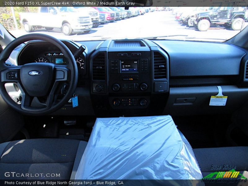 Oxford White / Medium Earth Gray 2020 Ford F150 XL SuperCrew 4x4