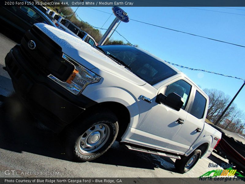 Oxford White / Medium Earth Gray 2020 Ford F150 XL SuperCrew 4x4