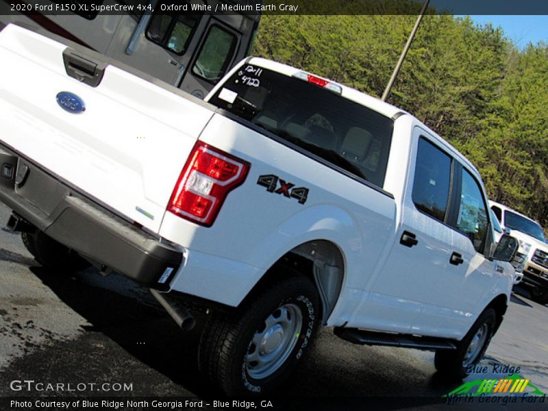 Oxford White / Medium Earth Gray 2020 Ford F150 XL SuperCrew 4x4