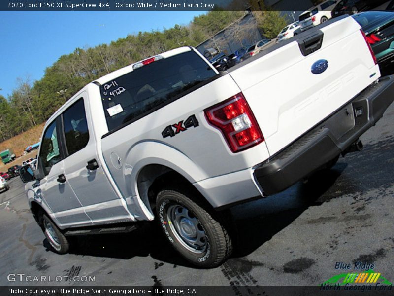 Oxford White / Medium Earth Gray 2020 Ford F150 XL SuperCrew 4x4