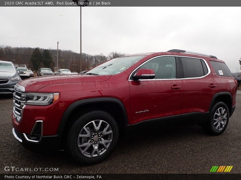 Red Quartz Tintcoat / Jet Black 2020 GMC Acadia SLT AWD