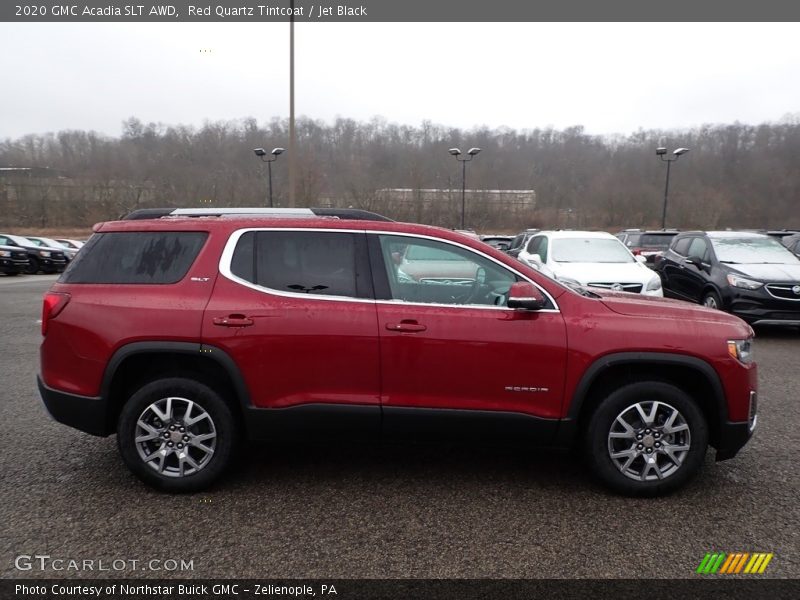 Red Quartz Tintcoat / Jet Black 2020 GMC Acadia SLT AWD