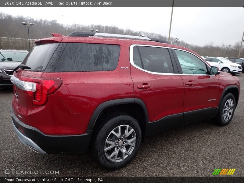 Red Quartz Tintcoat / Jet Black 2020 GMC Acadia SLT AWD