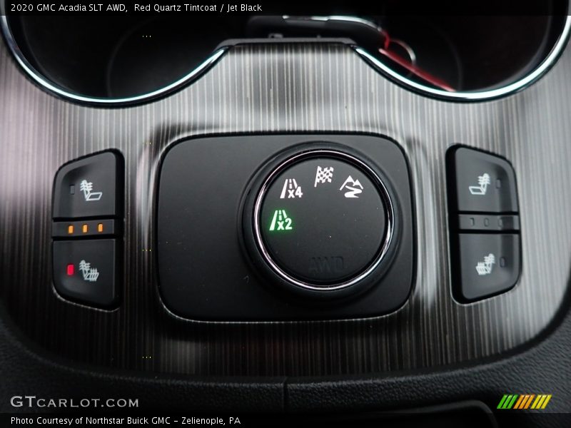 Red Quartz Tintcoat / Jet Black 2020 GMC Acadia SLT AWD