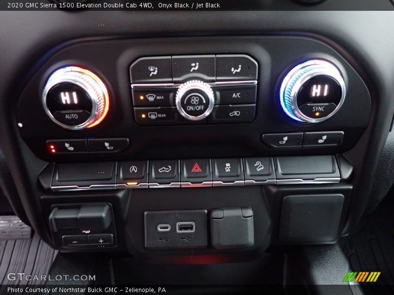 Controls of 2020 Sierra 1500 Elevation Double Cab 4WD
