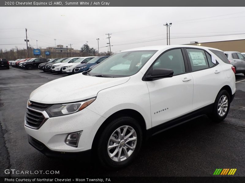 Summit White / Ash Gray 2020 Chevrolet Equinox LS AWD