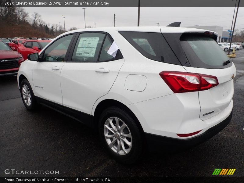 Summit White / Ash Gray 2020 Chevrolet Equinox LS AWD