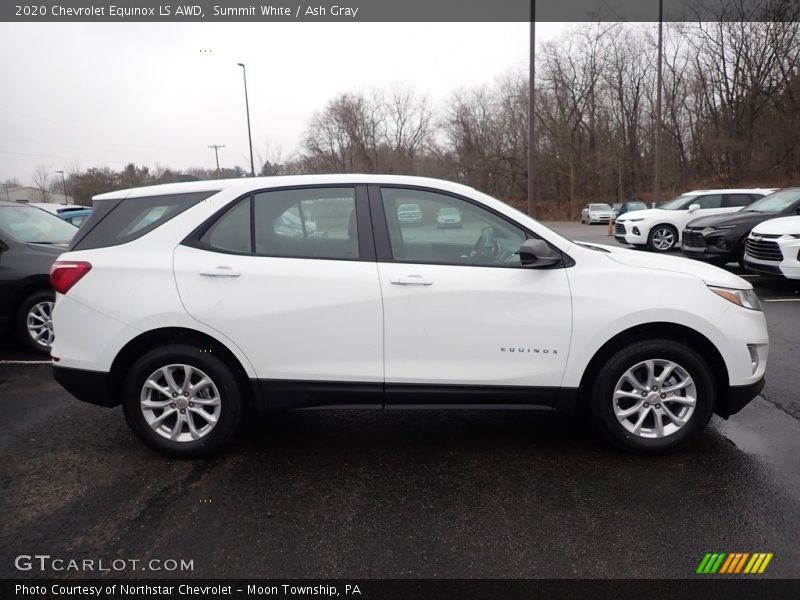 Summit White / Ash Gray 2020 Chevrolet Equinox LS AWD