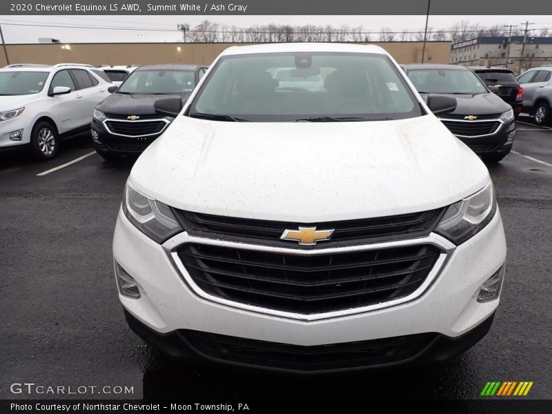 Summit White / Ash Gray 2020 Chevrolet Equinox LS AWD