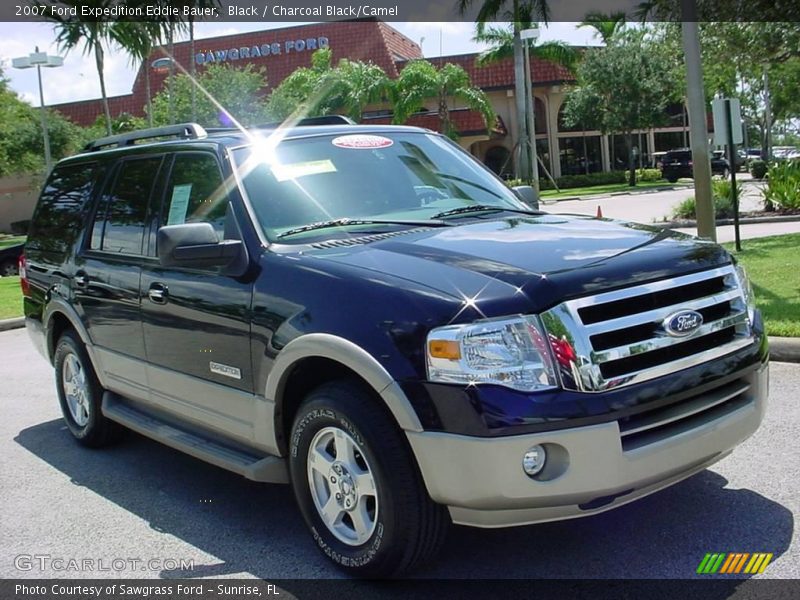 Black / Charcoal Black/Camel 2007 Ford Expedition Eddie Bauer