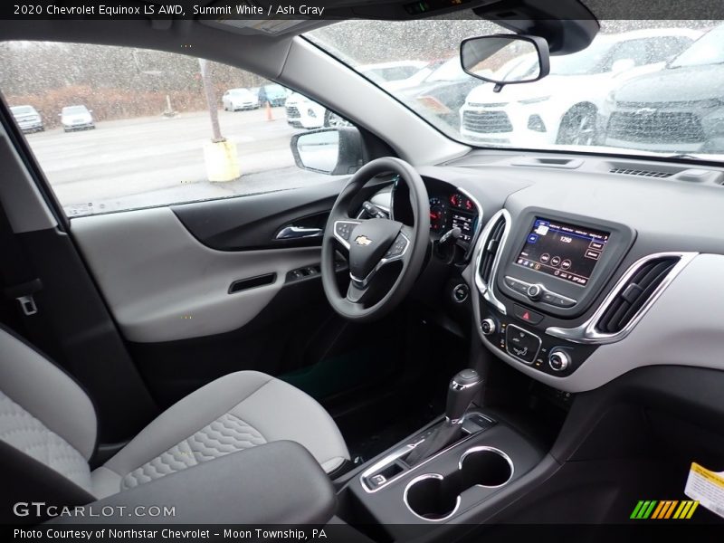 Summit White / Ash Gray 2020 Chevrolet Equinox LS AWD