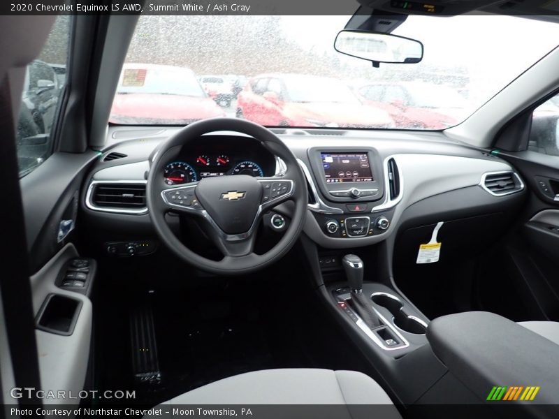Summit White / Ash Gray 2020 Chevrolet Equinox LS AWD