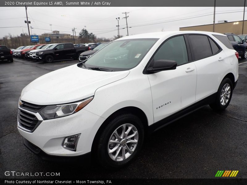 Summit White / Ash Gray 2020 Chevrolet Equinox LS AWD