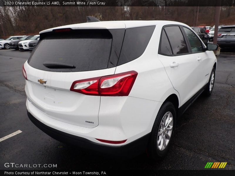 Summit White / Ash Gray 2020 Chevrolet Equinox LS AWD