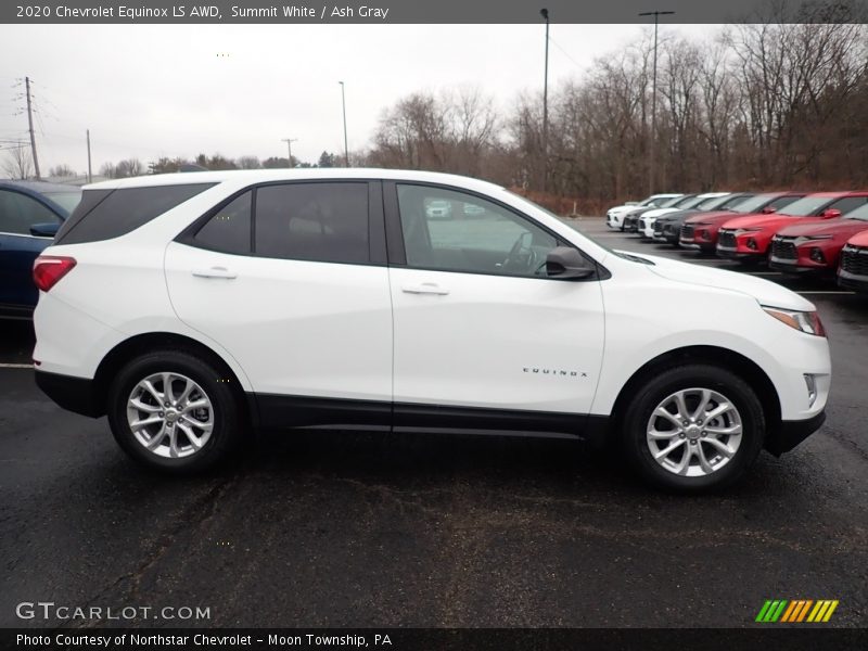 Summit White / Ash Gray 2020 Chevrolet Equinox LS AWD