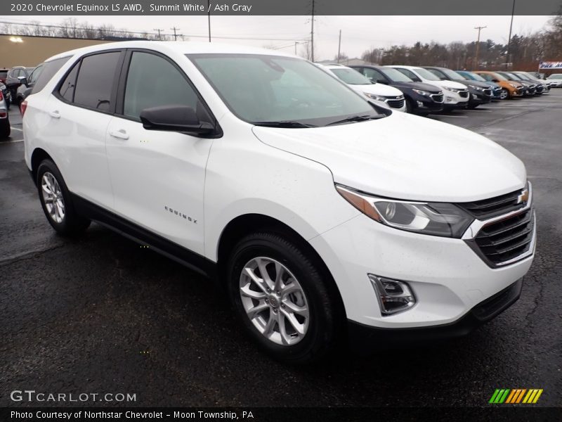Summit White / Ash Gray 2020 Chevrolet Equinox LS AWD