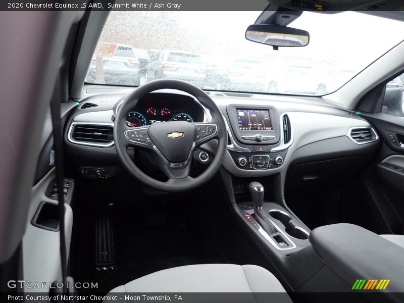 Summit White / Ash Gray 2020 Chevrolet Equinox LS AWD