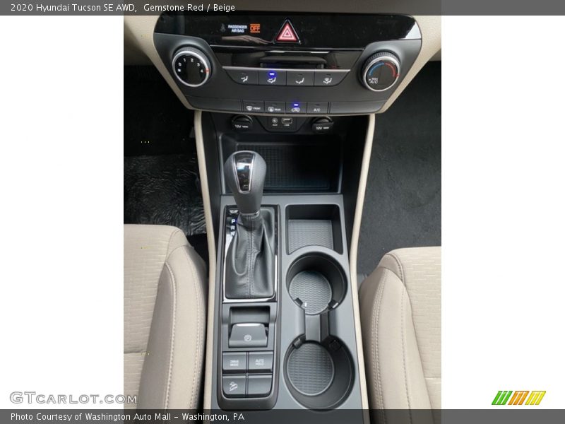 Gemstone Red / Beige 2020 Hyundai Tucson SE AWD